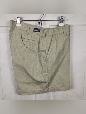 Patagonia Shorts Mens 38 Stone Organic Cotton Canvas 7" Hiking Gorpcore Pockets